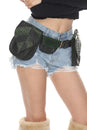Load image into Gallery viewer, Falling Leaves Leather Belt Bag
