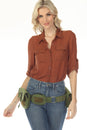 Load image into Gallery viewer, Cowboy Conchos Hip Belt
