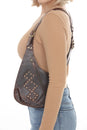 Load image into Gallery viewer, Leather Studded Festival Vest
