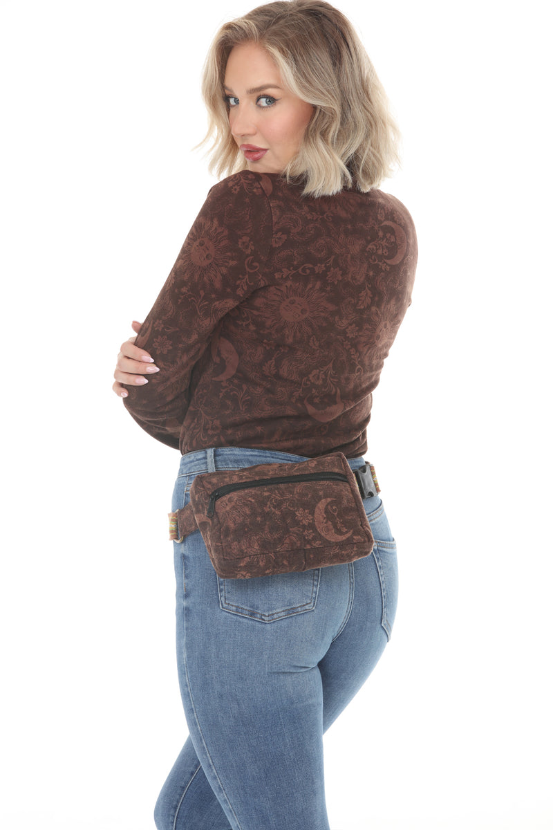 Romantic Celestial Belt Bag