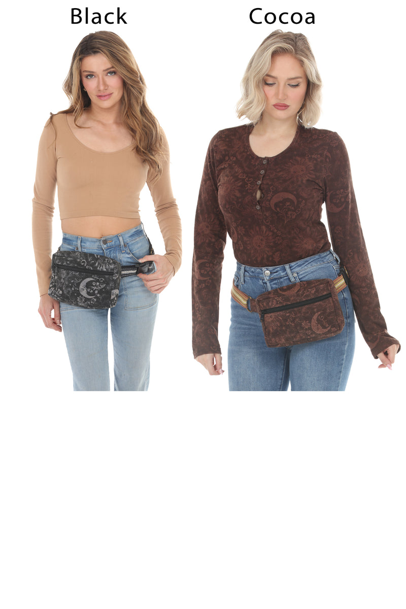 Romantic Celestial Belt Bag