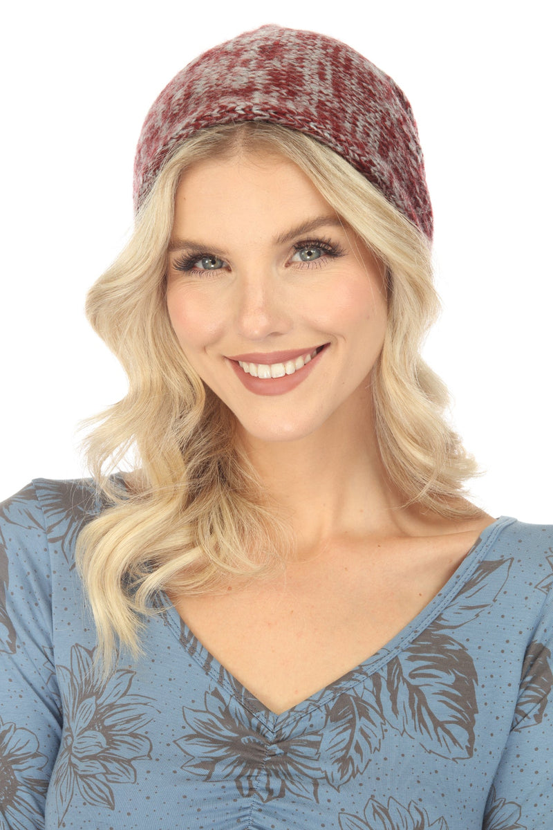 Colorblend Slouchy Beanie With Knot