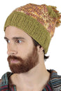 Load image into Gallery viewer, Tri-Color Cozy Beanie with Pom Pom
