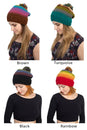 Load image into Gallery viewer, Blurred Lines Pom Beanie
