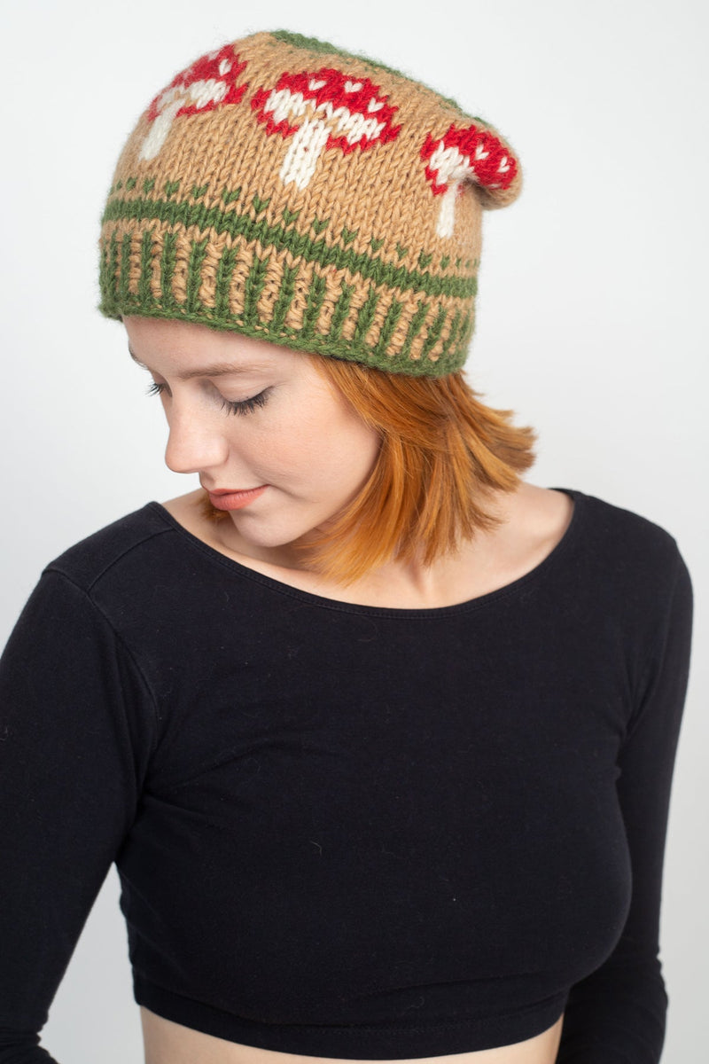 Wild Mushroom Slouchy Beanie