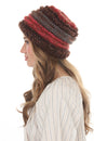 Load image into Gallery viewer, Faux Mohair Striped Slouchy Beanie
