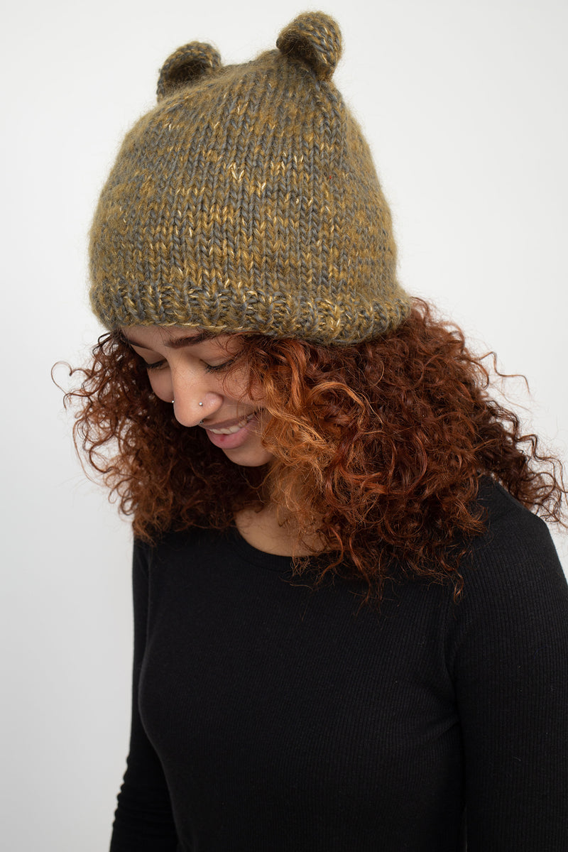 Teddy Bear Faux Mohair Hat