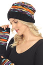 Load image into Gallery viewer, Vibrations Striped Slouchy Beanie
