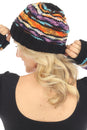 Load image into Gallery viewer, Vibrations Striped Slouchy Beanie
