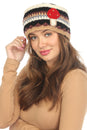 Load image into Gallery viewer, Woolen Motif Crocheted Headband
