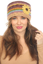 Load image into Gallery viewer, Woolen Motif Crocheted Headband
