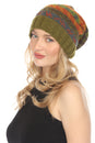 Load image into Gallery viewer, Fair Isle Slouchy Beanie
