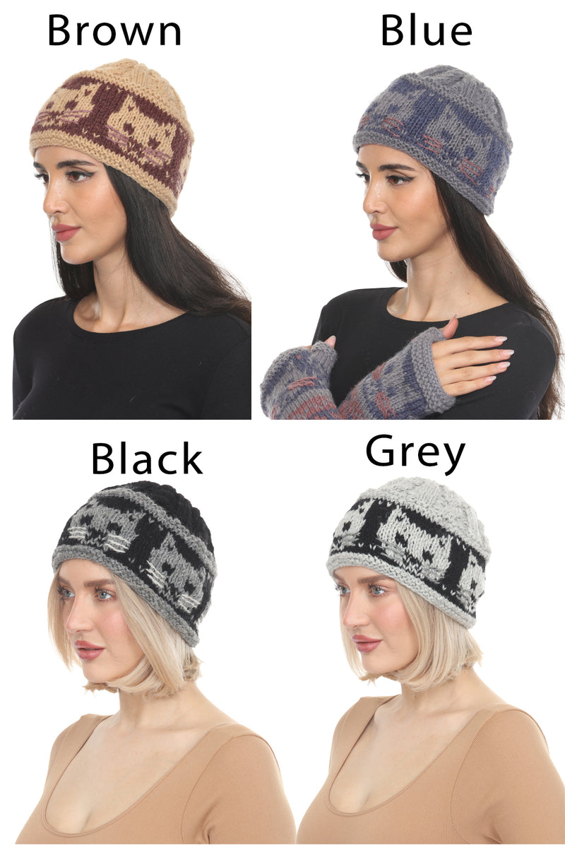 Kitty Cable Kint Hat