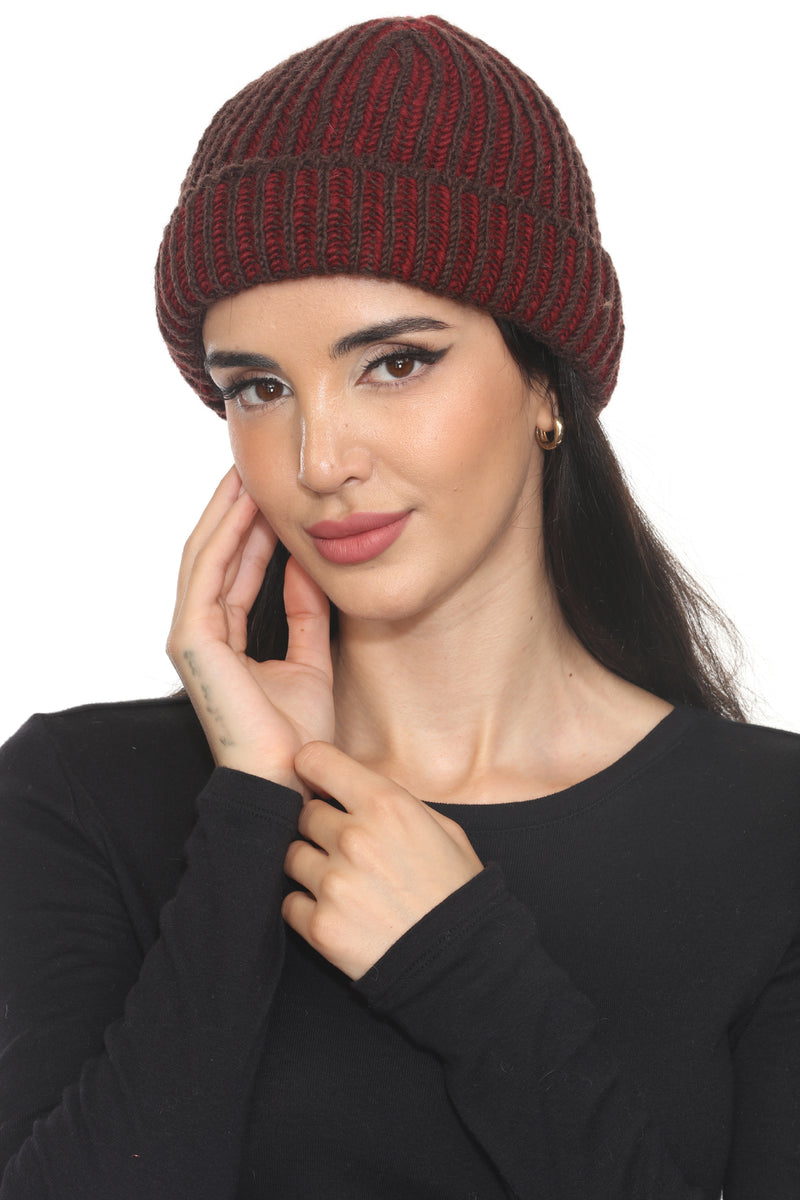 TwoTone Fisherman Beanie