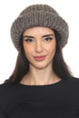 Load image into Gallery viewer, Rolled Faux Mohair Wol-Rib Beannie
