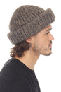 Load image into Gallery viewer, Rolled Faux Mohair Wol-Rib Beannie
