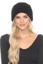 Load image into Gallery viewer, Ribbed Fine Wool Fisherman Beanie
