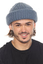 Load image into Gallery viewer, Ribbed Fine Wool Fisherman Beanie
