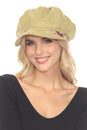 Load image into Gallery viewer, Stonewashed Embroidered Newsboy Cap
