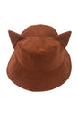 Load image into Gallery viewer, Kitty Ears Corduroy Bucket Hat
