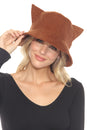 Load image into Gallery viewer, Kitty Ears Corduroy Bucket Hat
