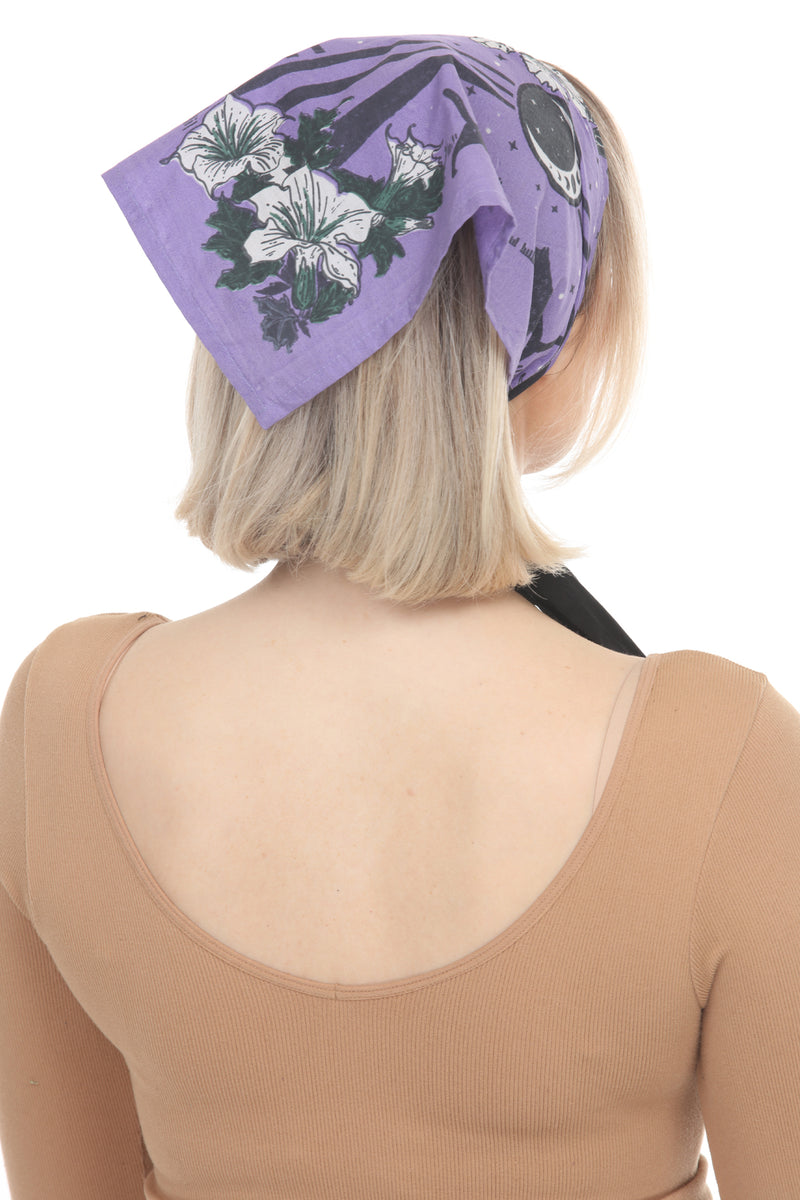 MoonFlower Cats Head Scarf Bandana