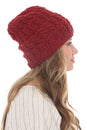 Load image into Gallery viewer, Cable Ribbed Wool Beanie
