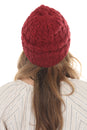Load image into Gallery viewer, Cable Ribbed Wool Beanie
