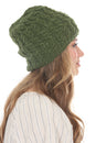 Load image into Gallery viewer, Cable Ribbed Wool Beanie

