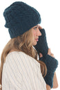 Load image into Gallery viewer, Cable Ribbed Wool Beanie
