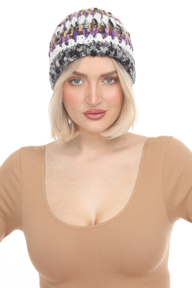 Granny Crocheted Beanie