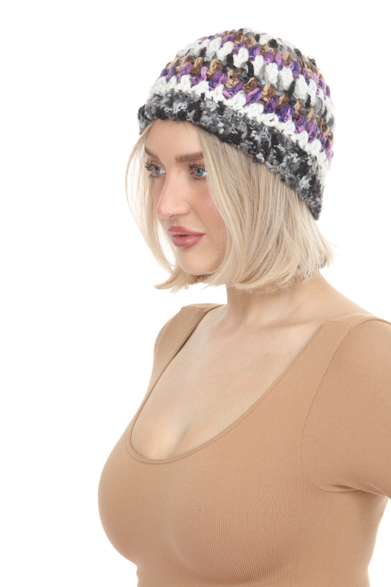 Granny Crocheted Beanie