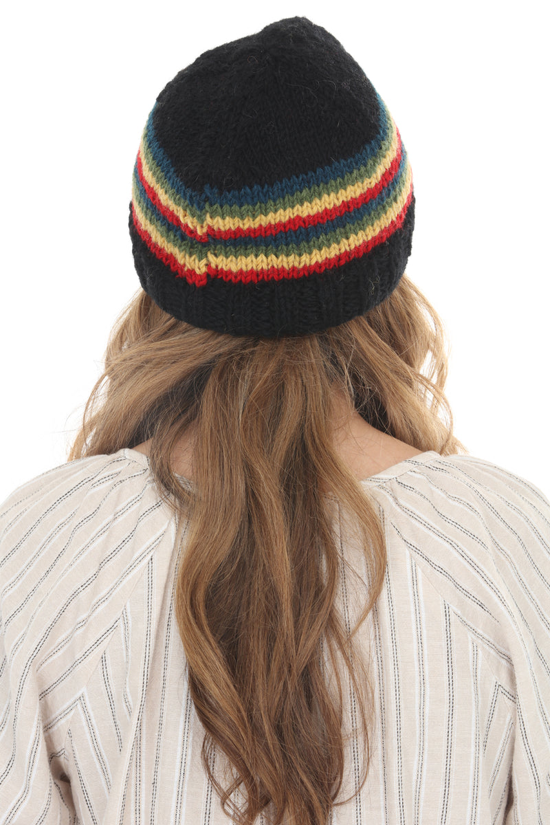 Rainbow Stp vintage Slouchy Beanie