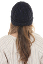Load image into Gallery viewer, Cable Knit Faux Mohair Hat
