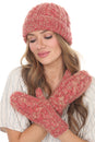 Load image into Gallery viewer, Cable Knit Faux Mohair Hat
