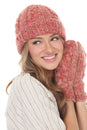 Load image into Gallery viewer, Cable Knit Faux Mohair Hat
