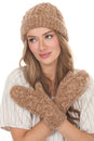 Load image into Gallery viewer, Cable Knit Faux Mohair Hat
