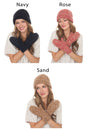 Load image into Gallery viewer, Cable Knit Faux Mohair Hat
