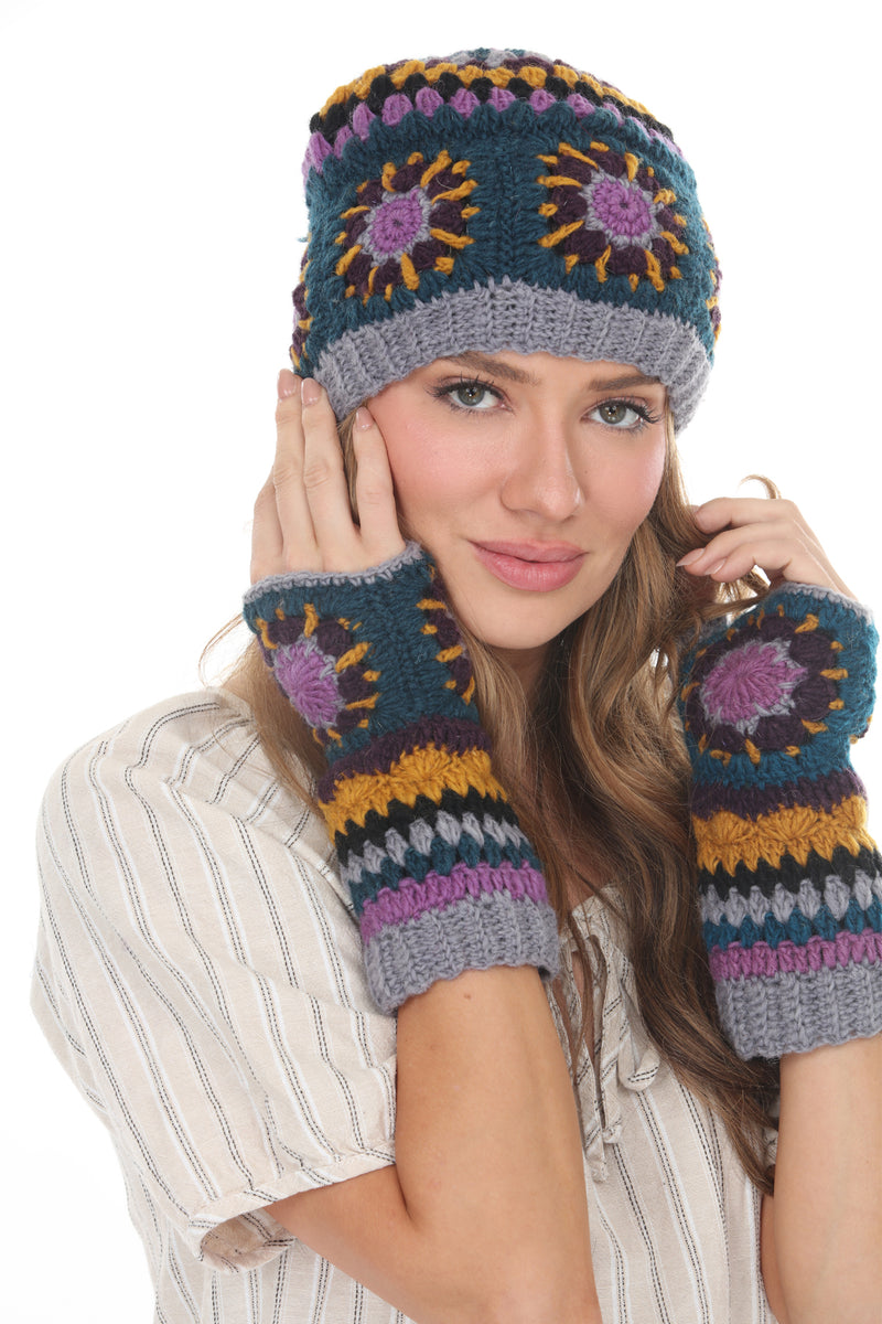 Cozy Granny Mandala Beanie
