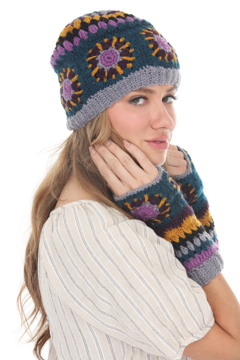 Cozy Granny Mandala Beanie