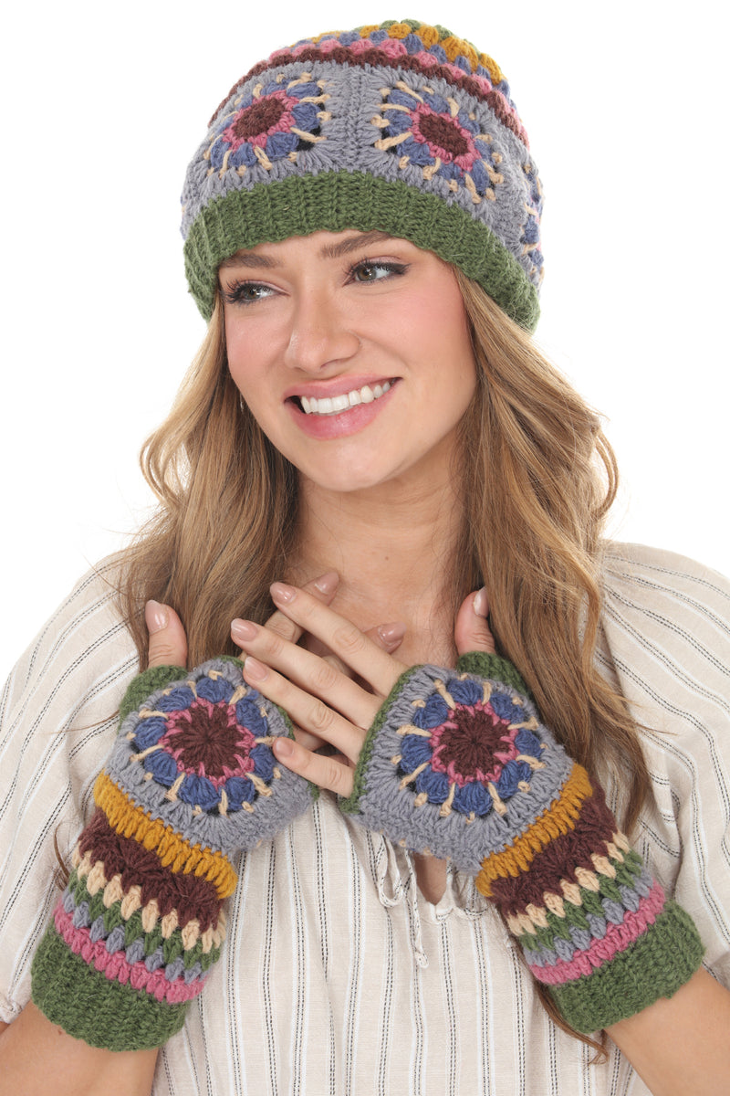 Cozy Granny Mandala Beanie