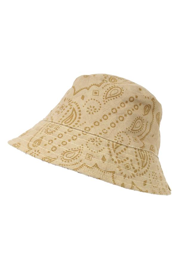 Bandana Print Reversible Bucket Hat