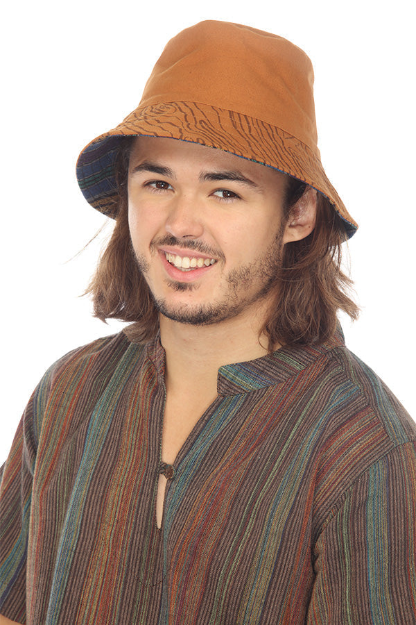 Wood Grain Bucket Hat