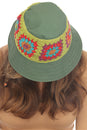 Load image into Gallery viewer, Crochet Applique Bucket Hat
