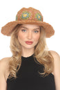 Load image into Gallery viewer, Granny Square Hemp Cotton Sun Hat
