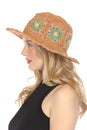 Load image into Gallery viewer, Granny Square Hemp Cotton Sun Hat
