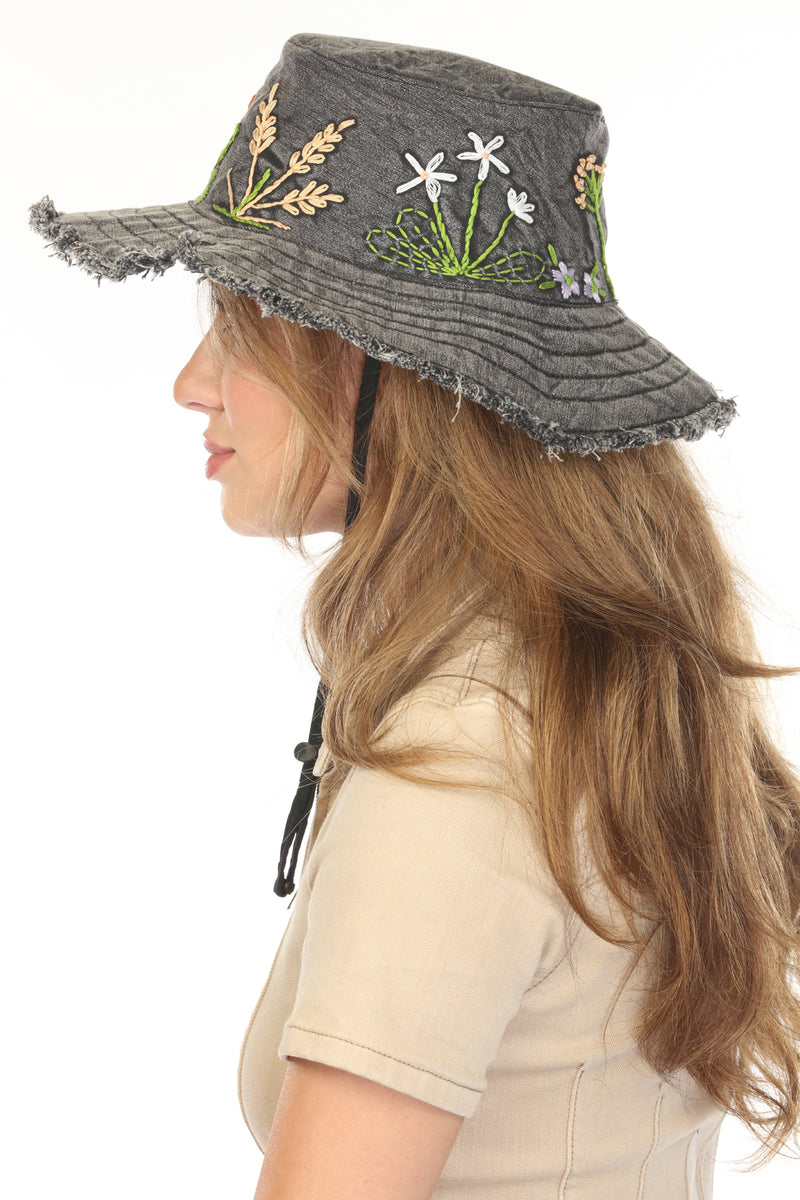 Garden Emb Boonie Hat