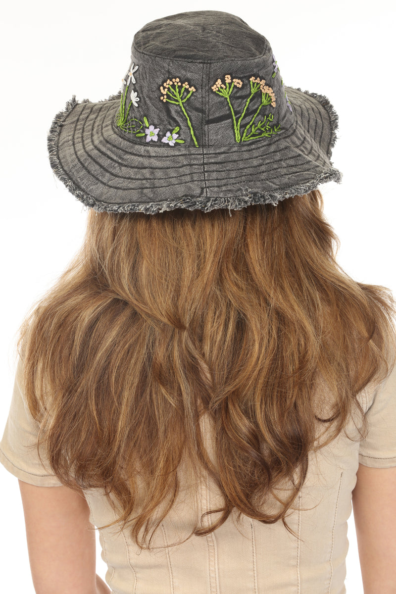 Garden Emb Boonie Hat