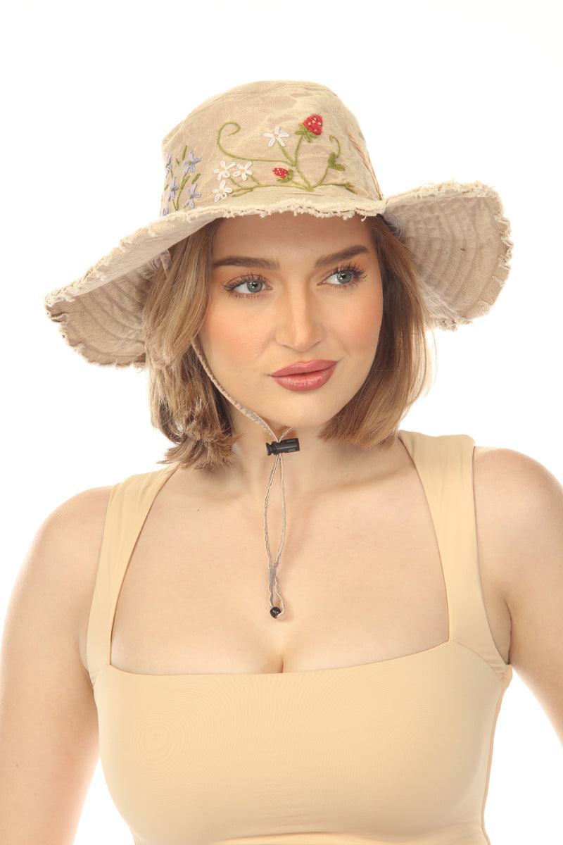 Garden Emb Boonie Hat