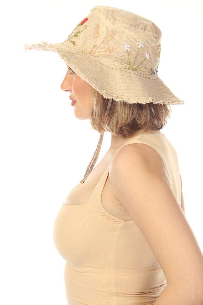 Garden Emb Boonie Hat